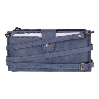 Lozan Strap Leather Crossbody Wallet