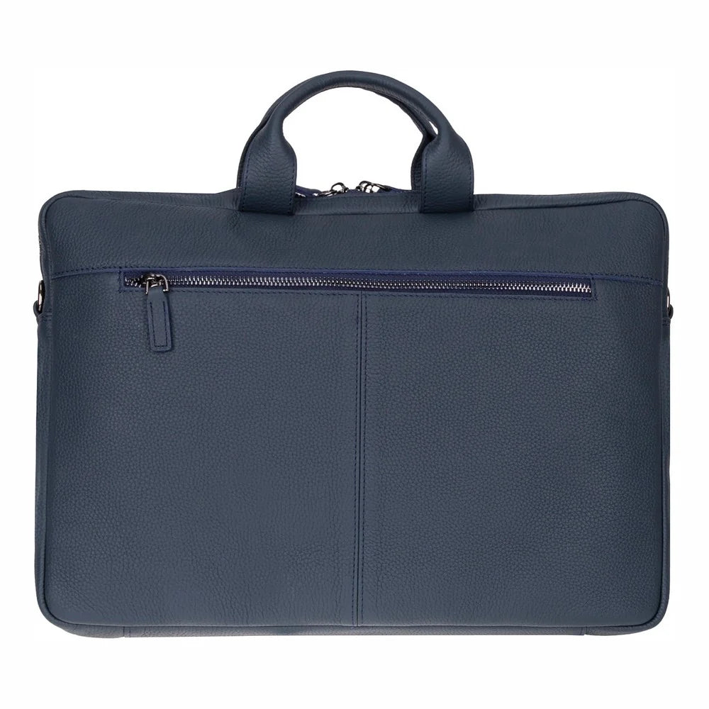 Truro Leather Business Briefcase / Laptop Case 14" With Suitcase