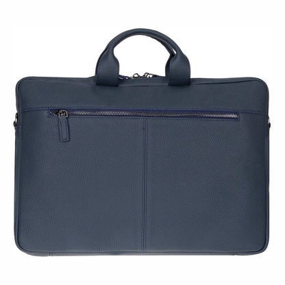 Truro Leather Business Briefcase / Laptop Case 14" With Suitcase