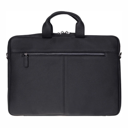 Truro Leather Business Briefcase / Laptop Case 14" With Suitcase