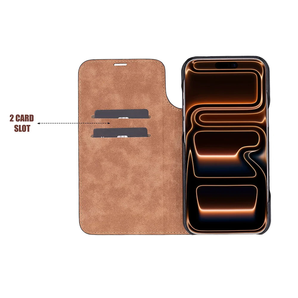 Sonat Leather I Phone 17 Pro Max Folio Case