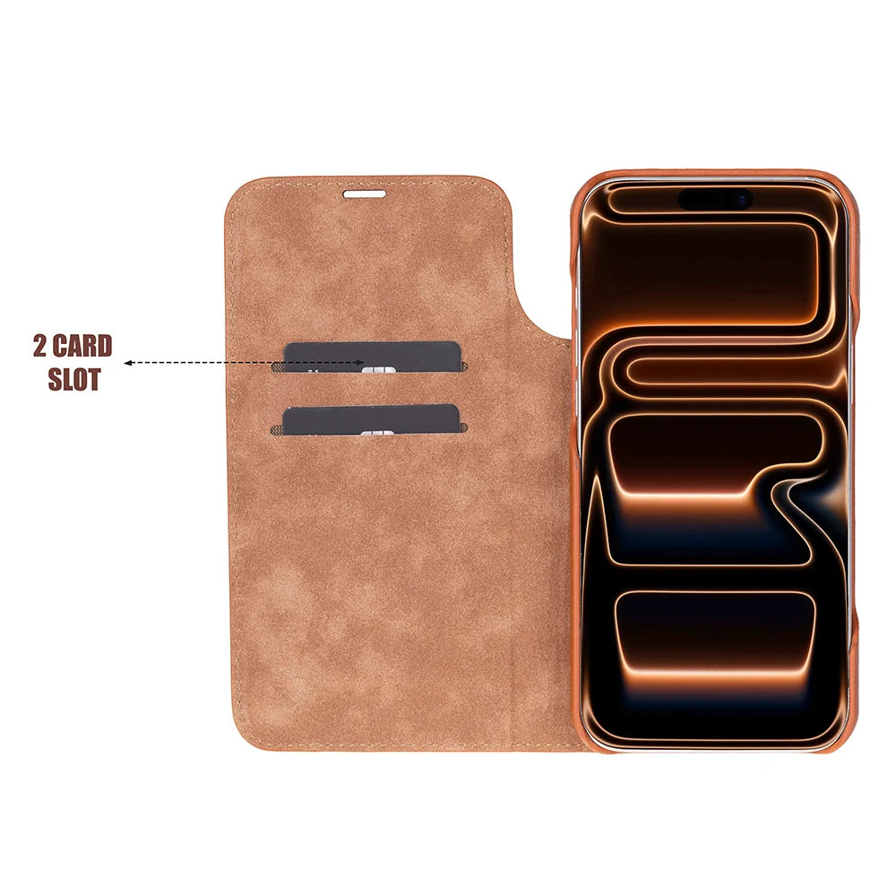Sonat Leather I Phone 17 Pro Max Folio Case