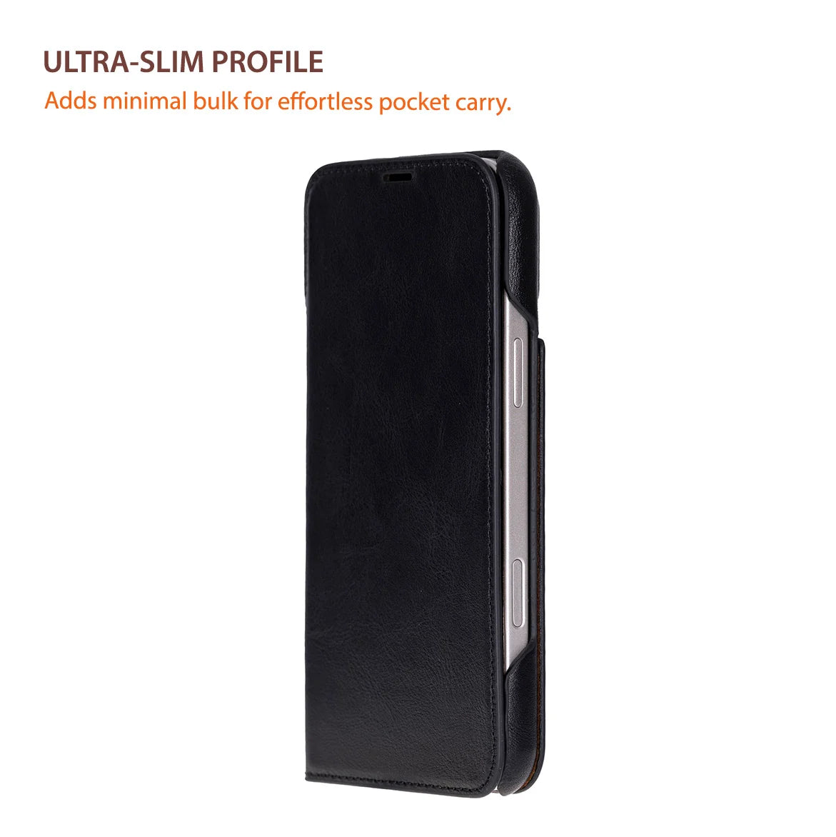 Sonat Leather I Phone 17 Pro Max Folio Case