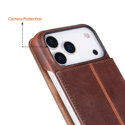 Sonat Leather I Phone 17 Pro Max Folio Case