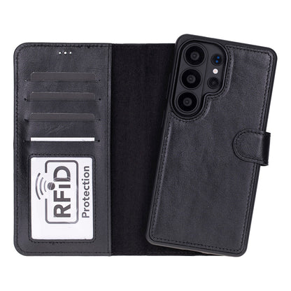 Magic Samsung Galaxy S26 Ultra Detachable Leather Wallet Case
