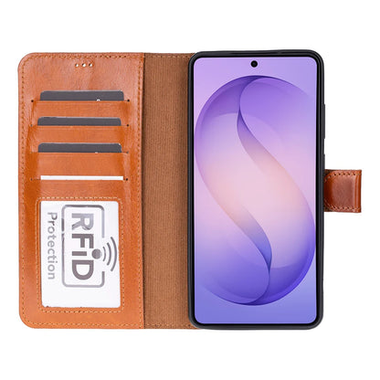 Magic Samsung Galaxy S26 Ultra Detachable Leather Wallet Case
