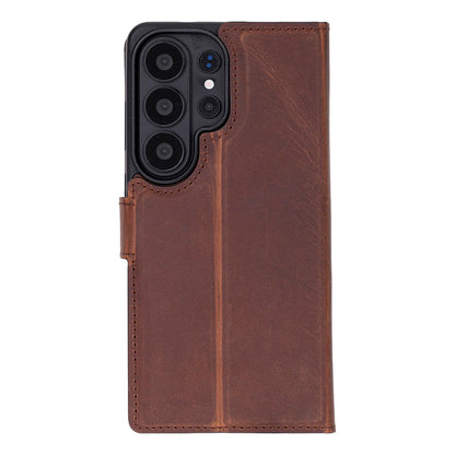 Magic Samsung Galaxy S26 Ultra Detachable Leather Wallet Case