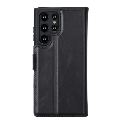 Magic Samsung Galaxy S23 Ultra Leather Detachable Wallet Case