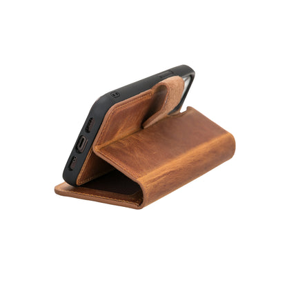 Liluri I Phone 12 Mini Detachable Leather Wallet Case