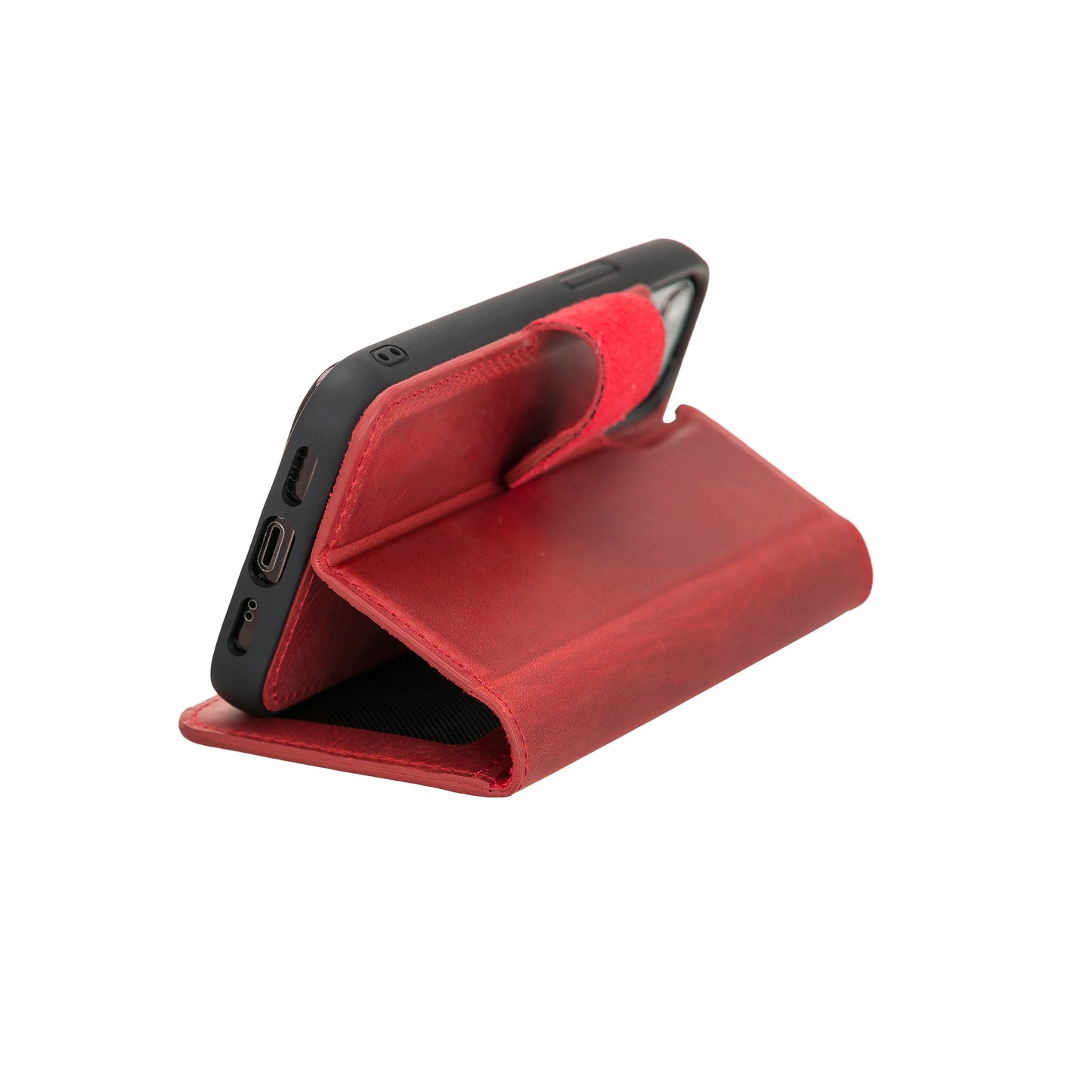 Liluri I Phone 12 Mini Detachable Leather Wallet Case