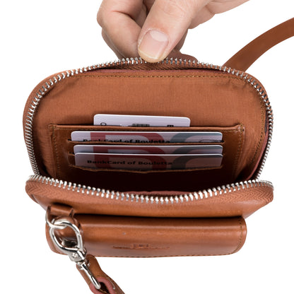 Synera Leather Crossbody Bag