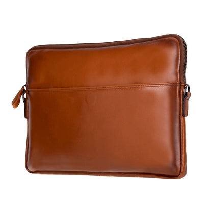 Leeds Slim Leather Laptop / Tablet Sleeve