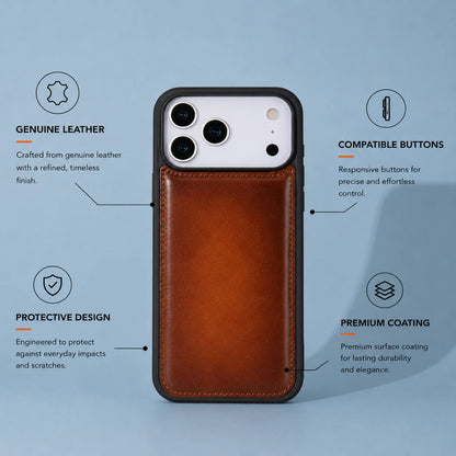 Flex Cover I Phone 17 Pro Max Leather Case