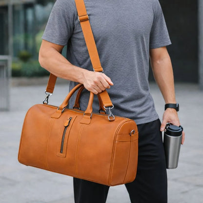 Dolly Leather Weekend Duffle Bag
