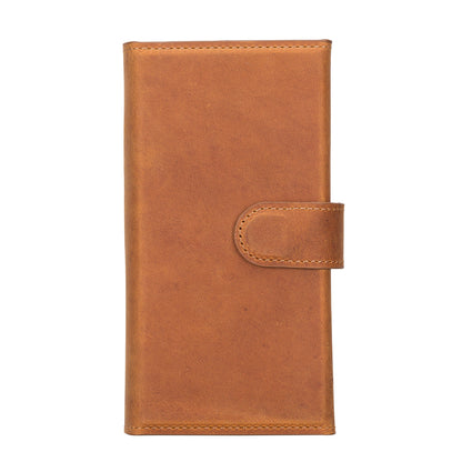 Santa I Phone 14 Leather Detachable Wallet Case