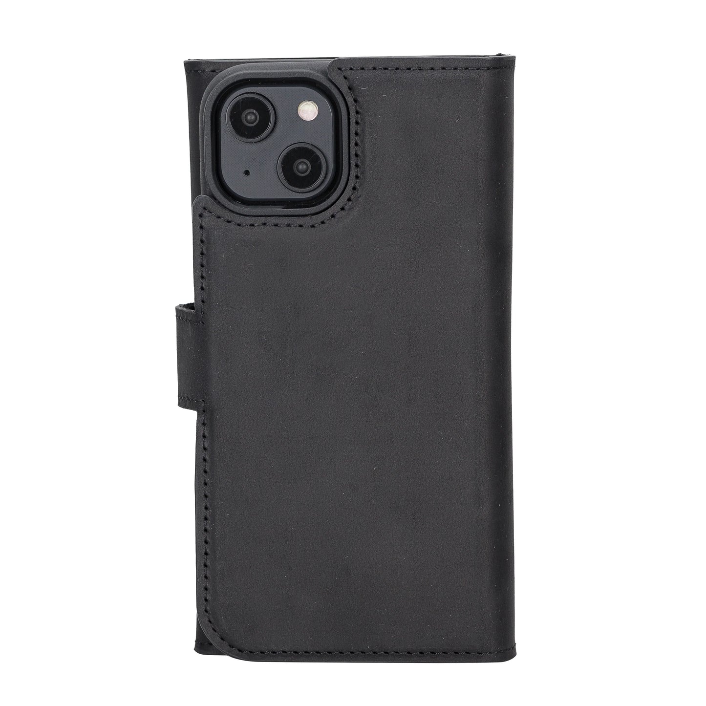 Santa I Phone 14 Leather Detachable Wallet Case