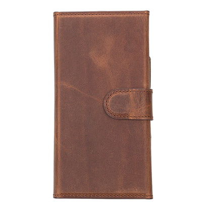 Santa I Phone 14 Leather Detachable Wallet Case