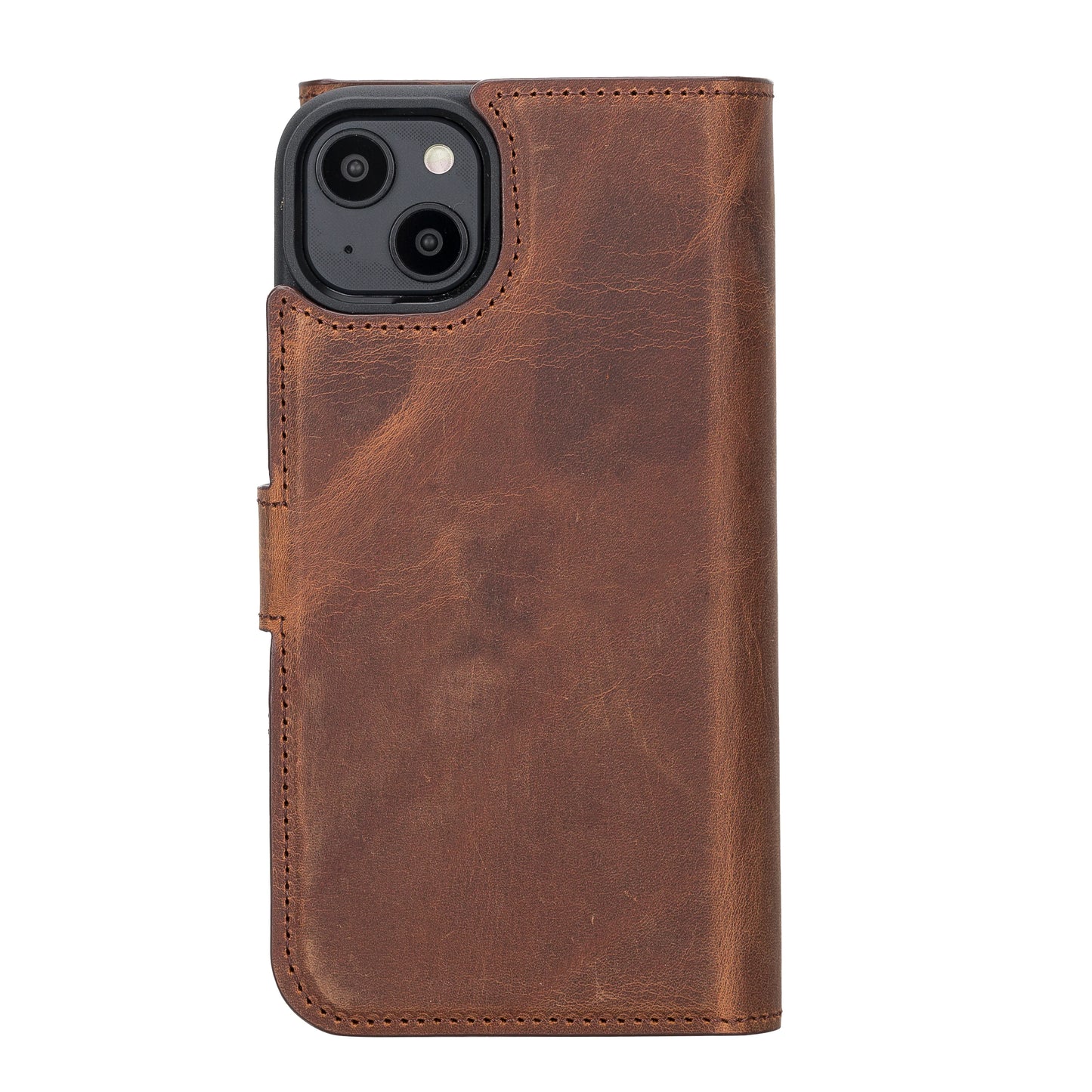 Santa I Phone 14 Plus Leather Detachable Wallet Case