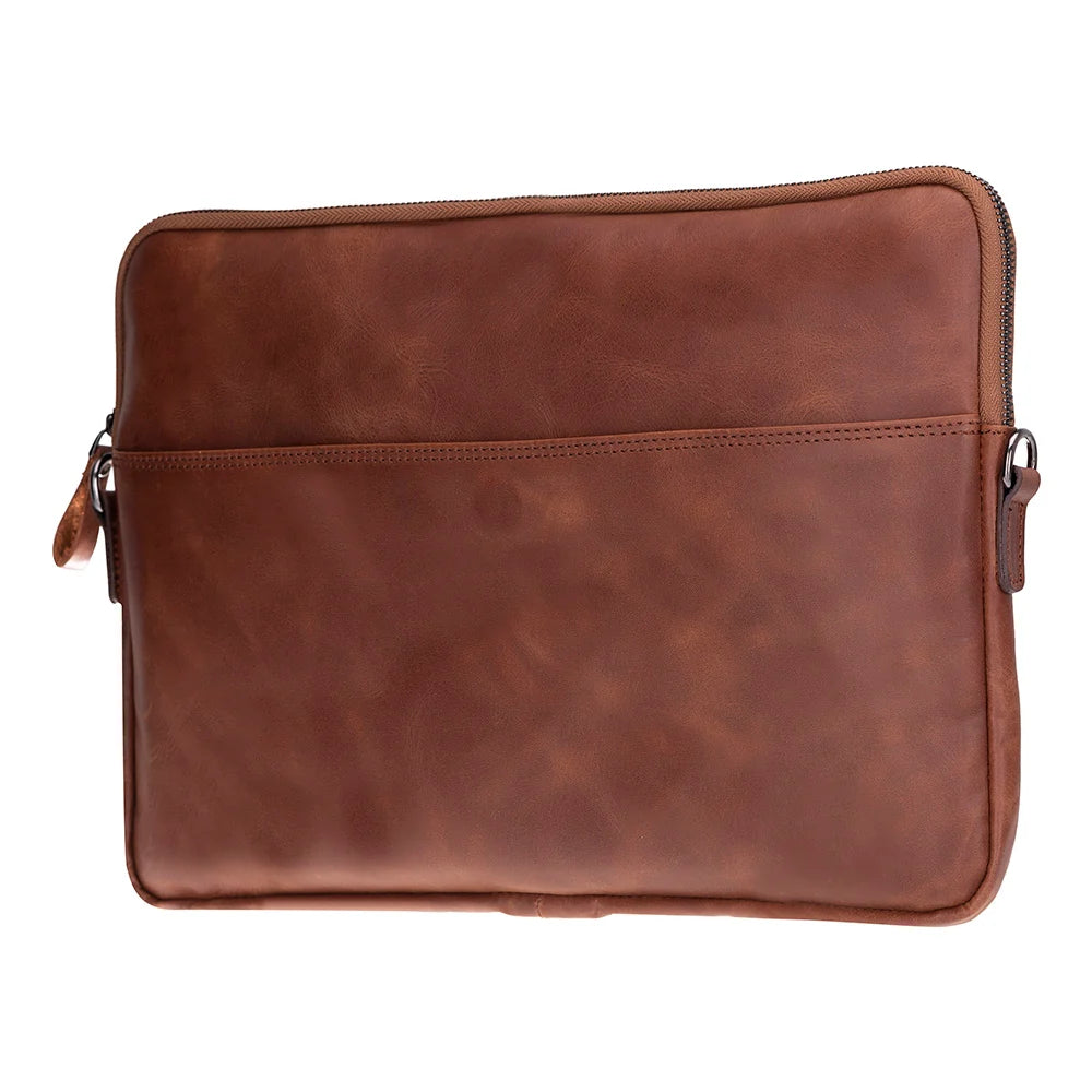 Leeds Slim Leather Laptop / Tablet Sleeve