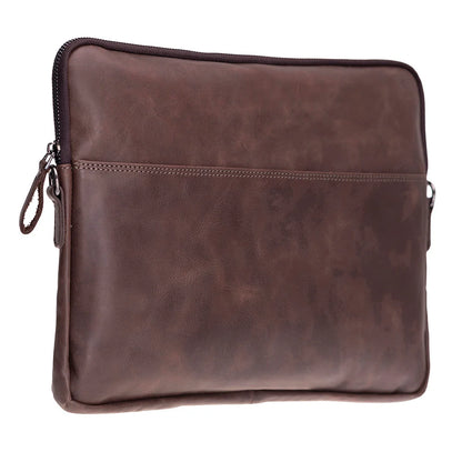 Leeds Slim Leather Laptop / Tablet Sleeve