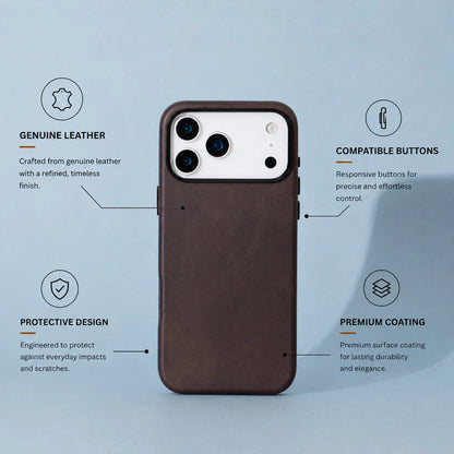 Prestige I Phone 17 Pro Max Leather Case