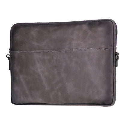 Leeds Slim Leather Laptop / Tablet Sleeve