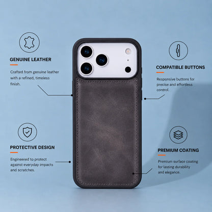 Flex Cover I Phone 17 Pro Max Leather Case