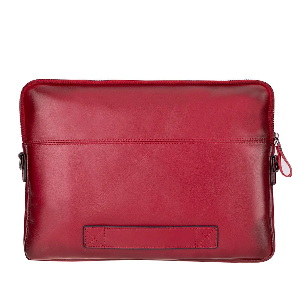 Leeds Slim Leather Laptop / Tablet Sleeve