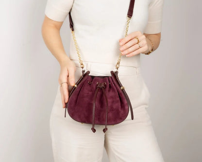 Valentina Women's Suede Leather Bag
