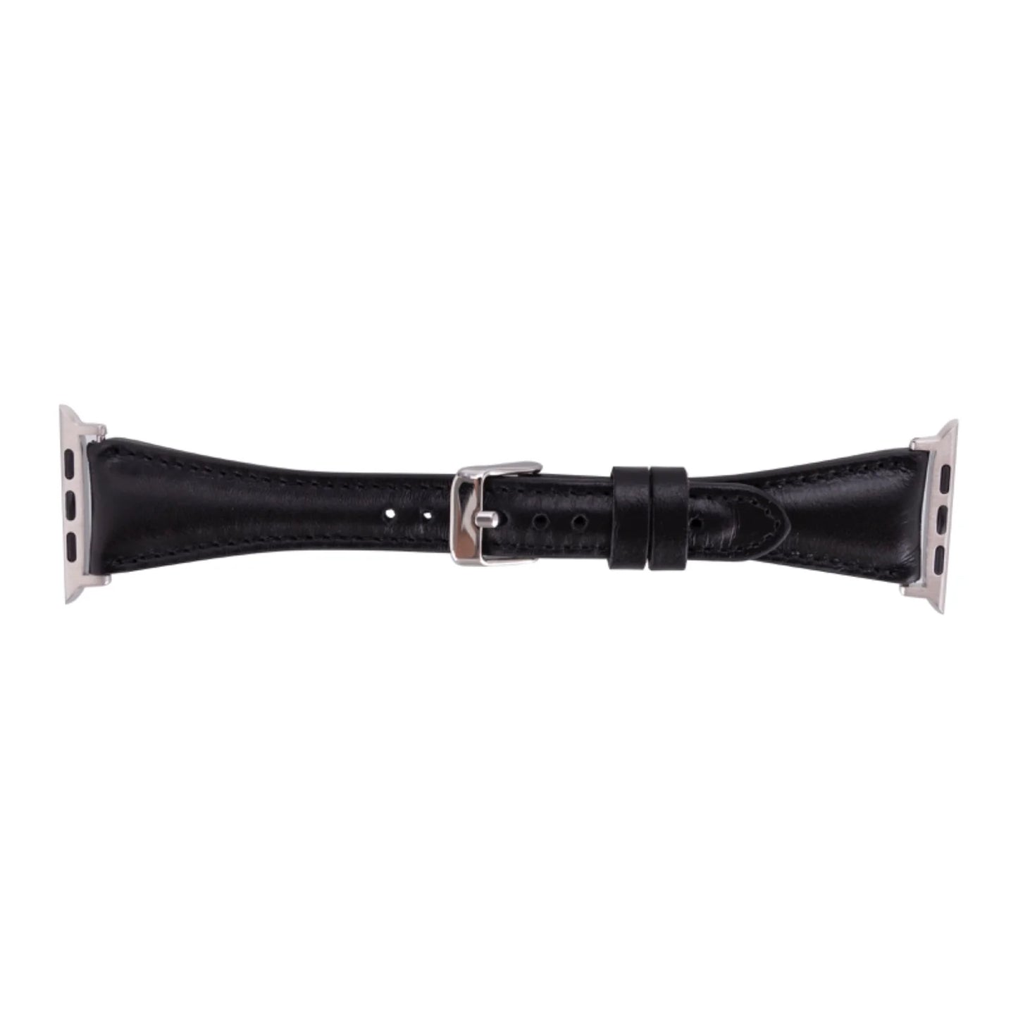Leather Apple Watch Bands - Clasic Slim Style BRN7
