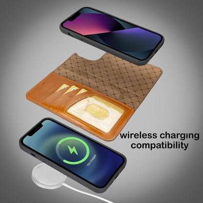 Bouletta Apple iPhone 14 Series Detachable Leather Wallet Case Darker Color - MW