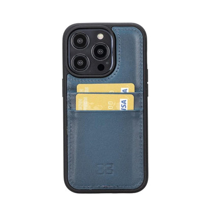 Bouletta Apple iPhone 14 Series Leather Back Cover with Card Holder
