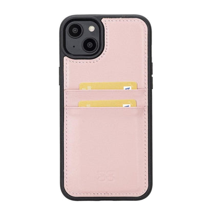 Bouletta Apple iPhone 14 Series Leather Back Cover with Card Holder