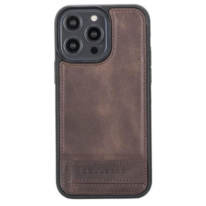 Bouletta Apple iPhone 14 Series Leather Back Cover with Stand iPhone 14 Pro Max / Brown