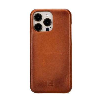 Bouletta Apple iPhone 15 Series Full Leather Coating Back Cover