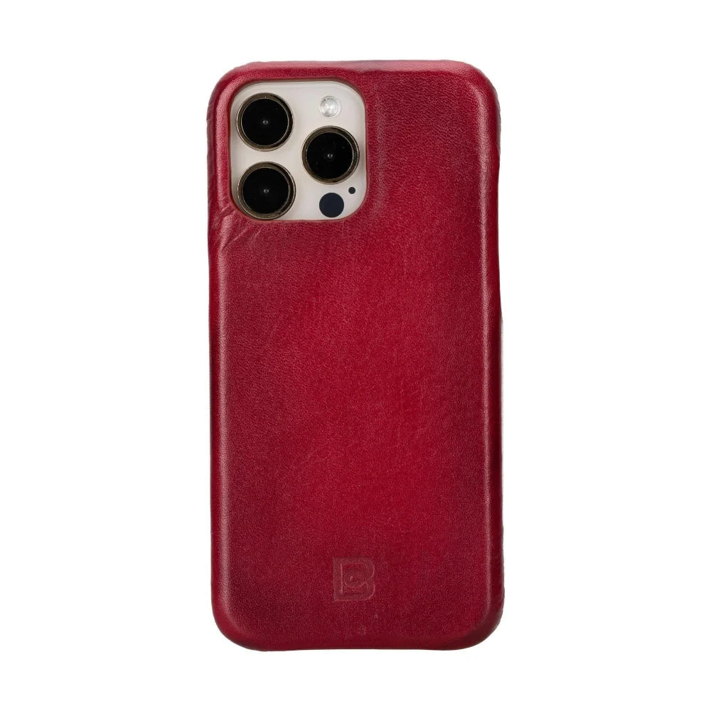 Bouletta Apple iPhone 15 Series Full Leather Coating Back Cover