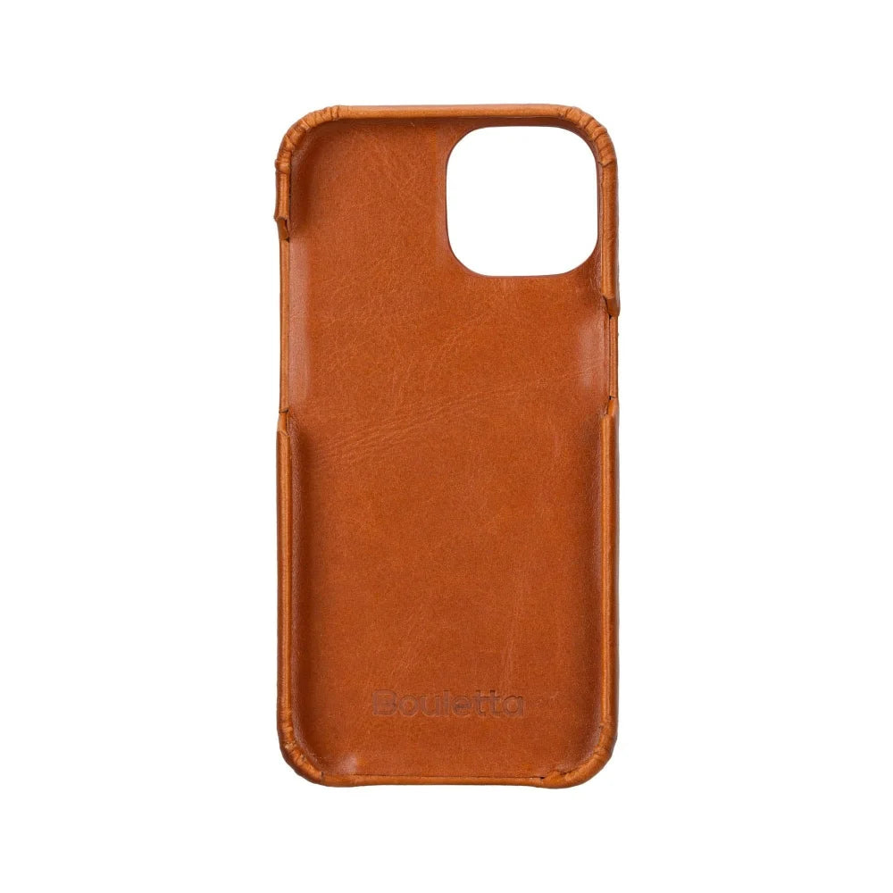 Bouletta Apple iPhone 15 Series Full Leather Coating Back Cover