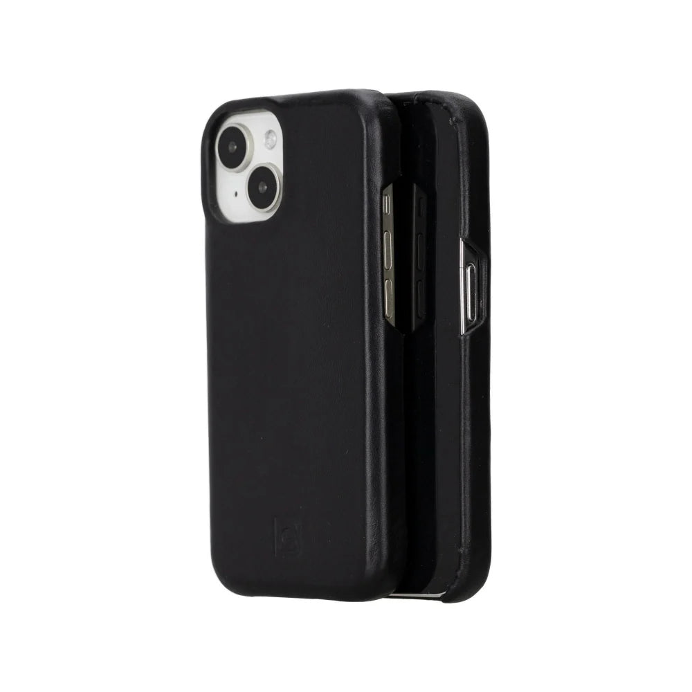 Bouletta Apple iPhone 15 Series Full Leather Coating Back Cover
