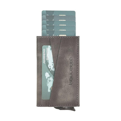 Bouletta Austin Leather Mechanical Card Holder