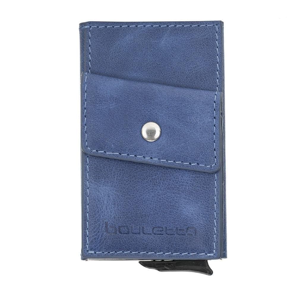 Bouletta Austin Leather Mechanical Coin Card Holder TN20