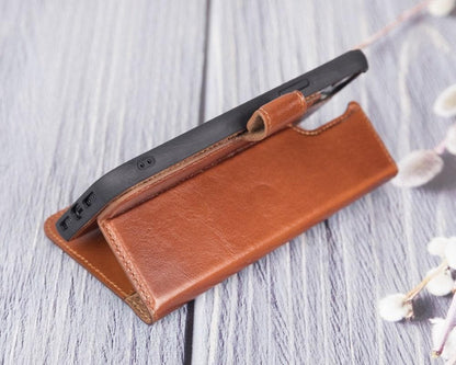 Magic I Phone 12 Mini Detachable Leather Wallet Case