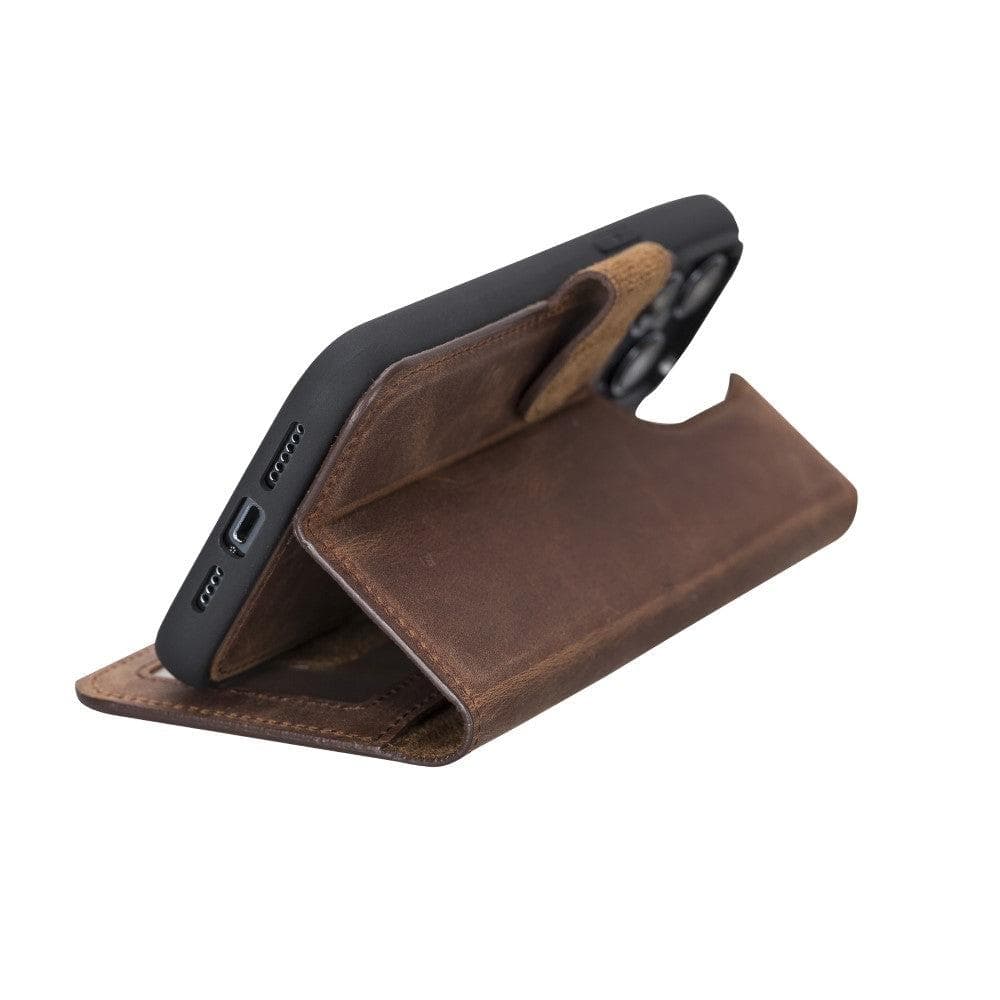 Magic I Phone 14 Pro Detachable Leather Wallet Case