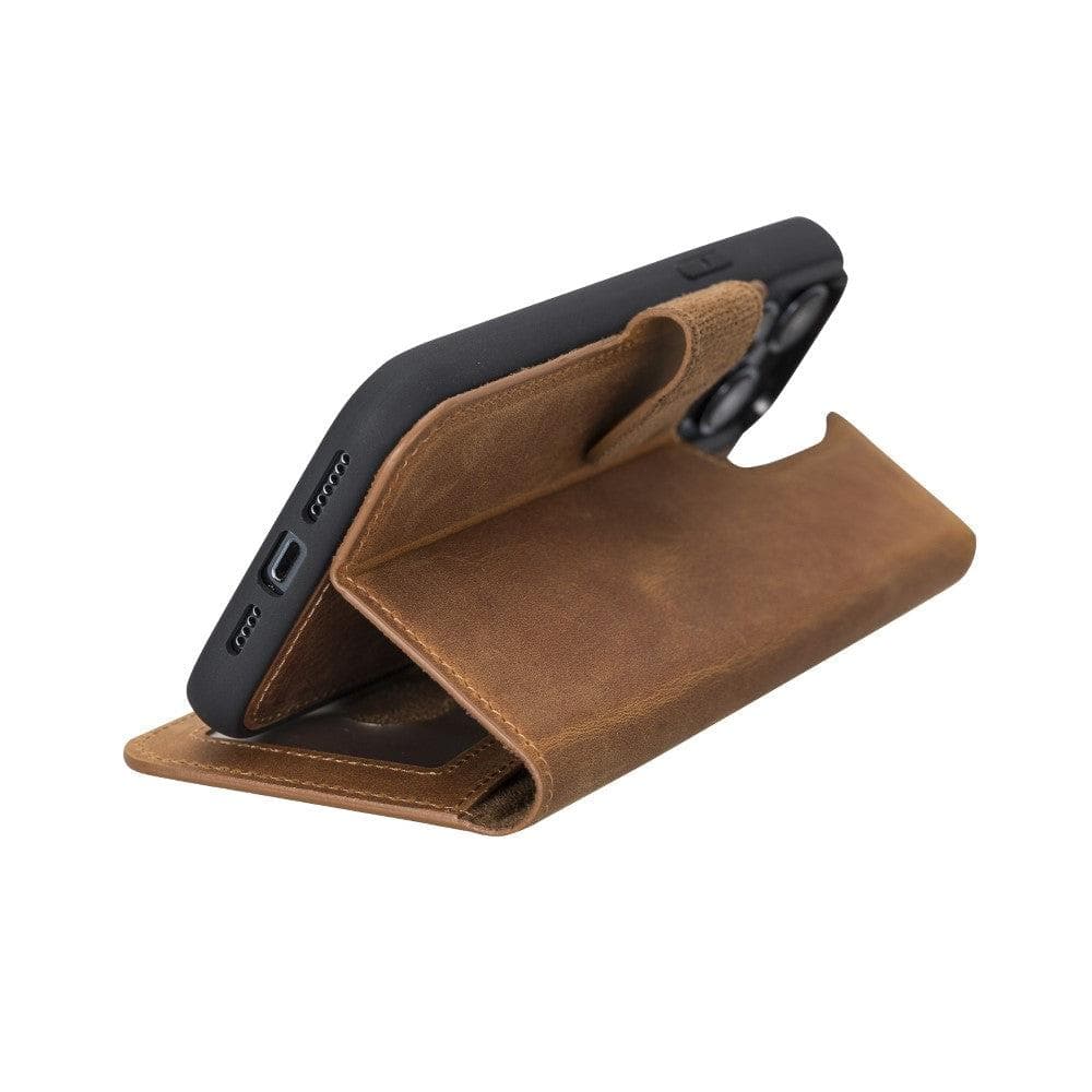 Magic I Phone 14 Pro Detachable Leather Wallet Case