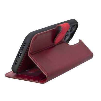 Magic I Phone 14 Pro Detachable Leather Wallet Case