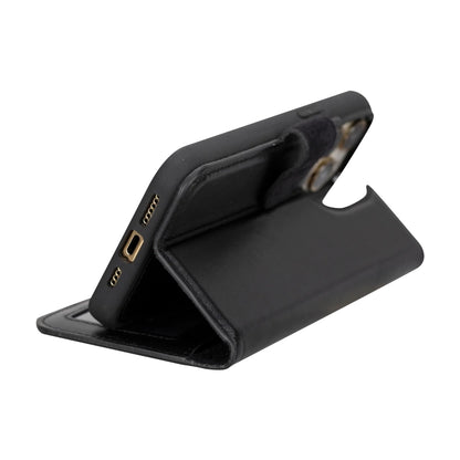 iPhone 15 Series Leather Wallet Case Tan / iPhone 15 Pro Max