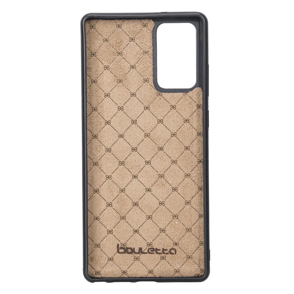 Bouletta Bouletta Samsung Note 20 Series Leather Back Cover With Card Holder Note 20 / Tan