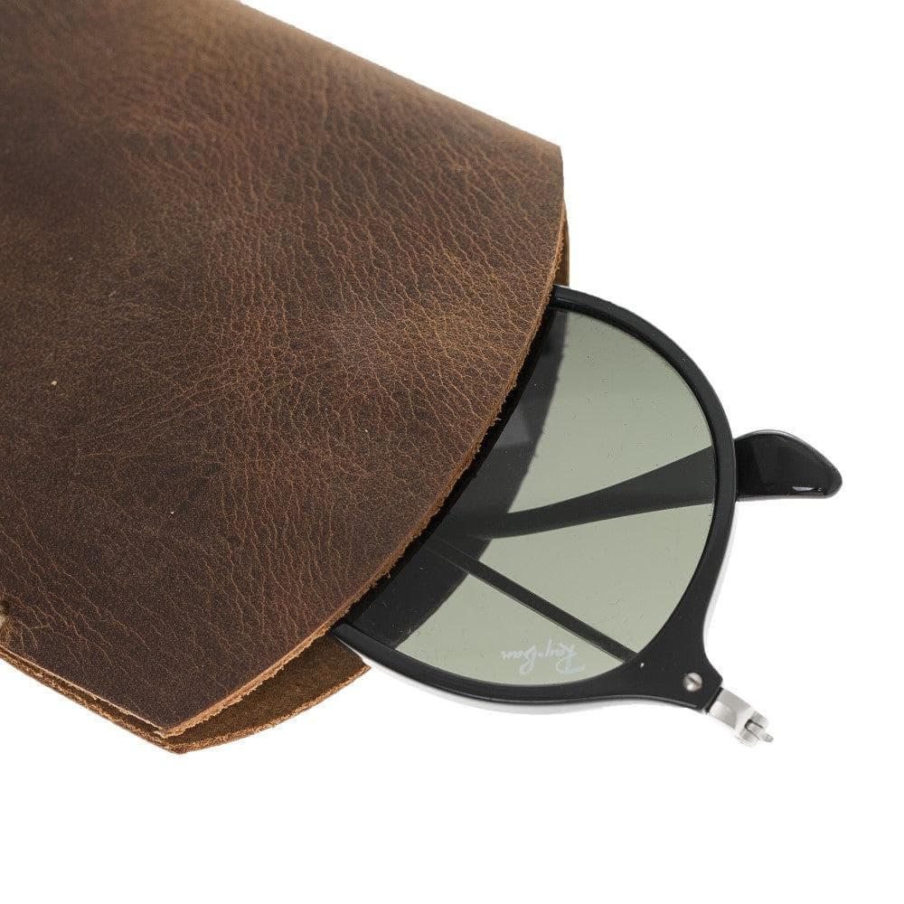 Bouletta Leather Glasses Case Blue