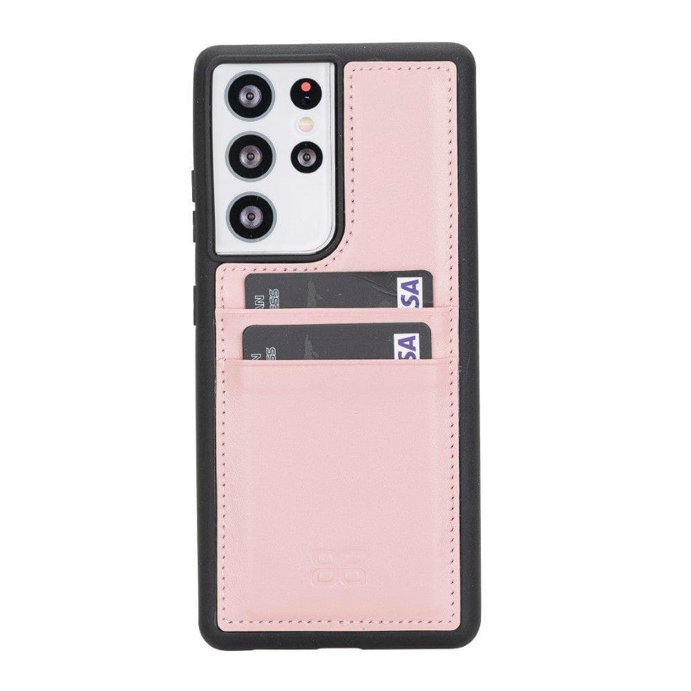 Bouletta Flex Cover Back with Card Holder Leather Cases for Samsung Galaxy S21 Series