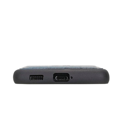Bouletta Flex Cover Back with Card Holder Leather Cases for Samsung Galaxy S21 Series S21 Plus 6.7" / Gray