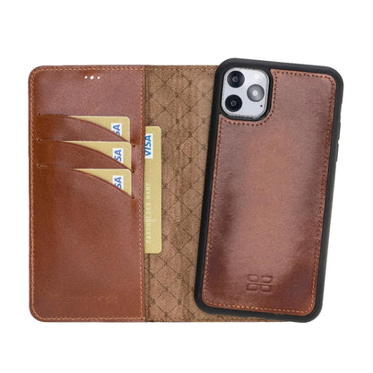 Bouletta Magnetic Detachable Leather Phone Case for Apple iPhone 11 Series iPhone 11 Pro Max / Blue